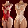 Белое Красное Сексуальное Кружевное Нижнее Белье Эротический Полый Комплект Бюстгальтера Женский Боди Без Ластовицы Прозрачный С Глубоким Вырезом V Открытый Бюстгальтер Комплект Нижнего Белья