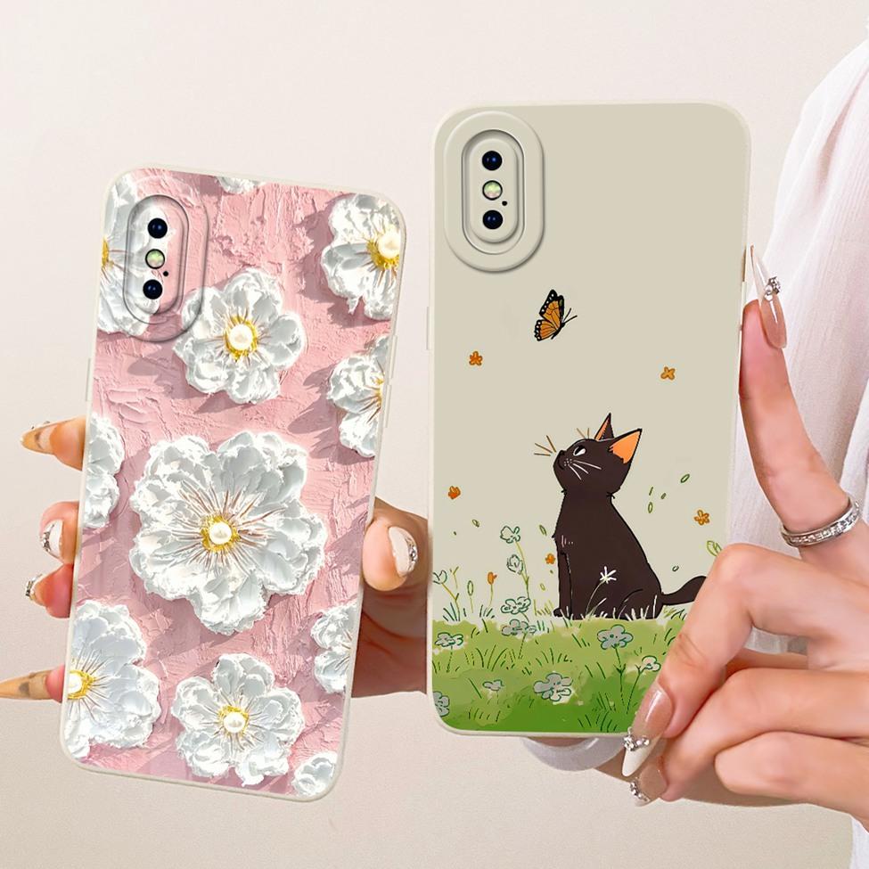 Чехол для iPhone XS Max Чехол Модный Мультяшный Милый Забавный Расписной Силиконовый Чехол для Телефона A1921 A2101 A2102 A2104