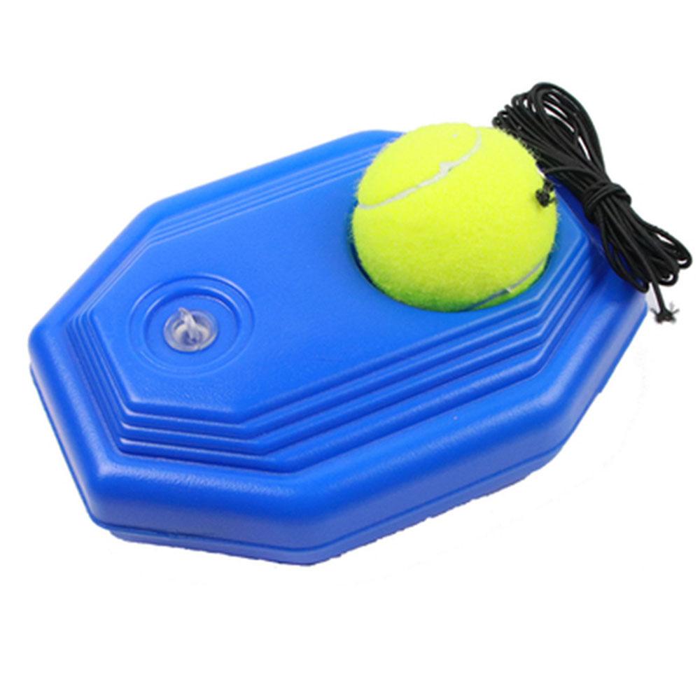 Tennis Trainer Heavy Duty Base With Elastic Rope Ball Outdoor Use Practice Self-Duty Rebound Sparring Device For Tennis Lover Single