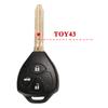 Для TOY43/TOY47 2/3/4 кнопки дистанционного ключа оболочки для Toyota Camry Avalon Corolla Matrix RAV4 Venza Yaris сменный чехол