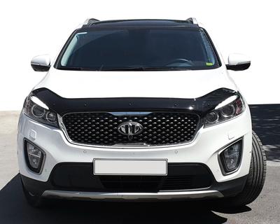 Дефлектор капота (EuroCap) для Kia Sorento III UM 2014-2020 гг