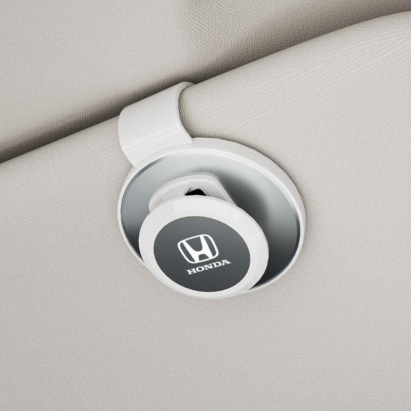 AQZ1 Car Sun Visor Glasses Clip Onehand Pressing Eyeglasses Holder Interior For Honda Civci CRV Accord Mugen Prelude FIT City CRZ CRX