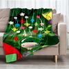 Pikmin Theme Printed Blanket - Perfect for Couch, Bed, Travel & Outdoor Use | Machine Washable, Cozy & Durable.
