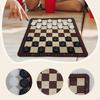 Шахматный набор Шашки Развлечение Путешествие Подарок Интерактивный геймплей Портативный 24 см x 24 см