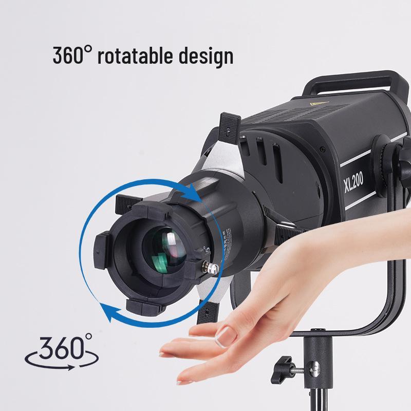 Photography Spotlight Tube with Bowens Mount - Compatible with Godox, Jinbei, and Nanguang Lighting