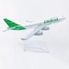 Модель самолета 16 см Индонезийский Citilink Air B-747 B747 Симуляция Сплав Пассажирский самолет Модель Коллекция Дисплей Бутик Декор
