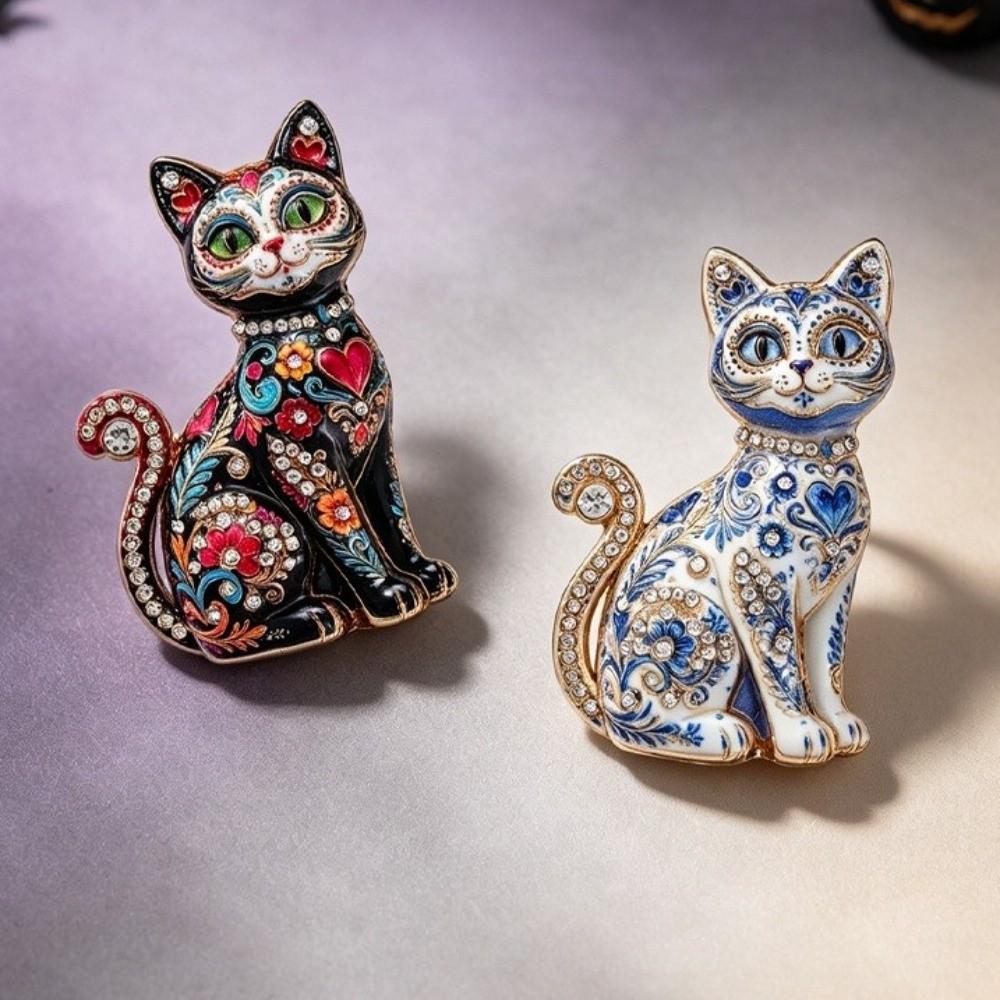 Floral Animal Pin Metal Lapel Badge Gifts Clothing Fixing Pins Unisex