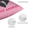 Dr House Is My Spirit Animal Pink Heart Pillowcase Polyester Cushion Cover Decoration Throw Pillow Case Cover Car Square 40*40Cm
