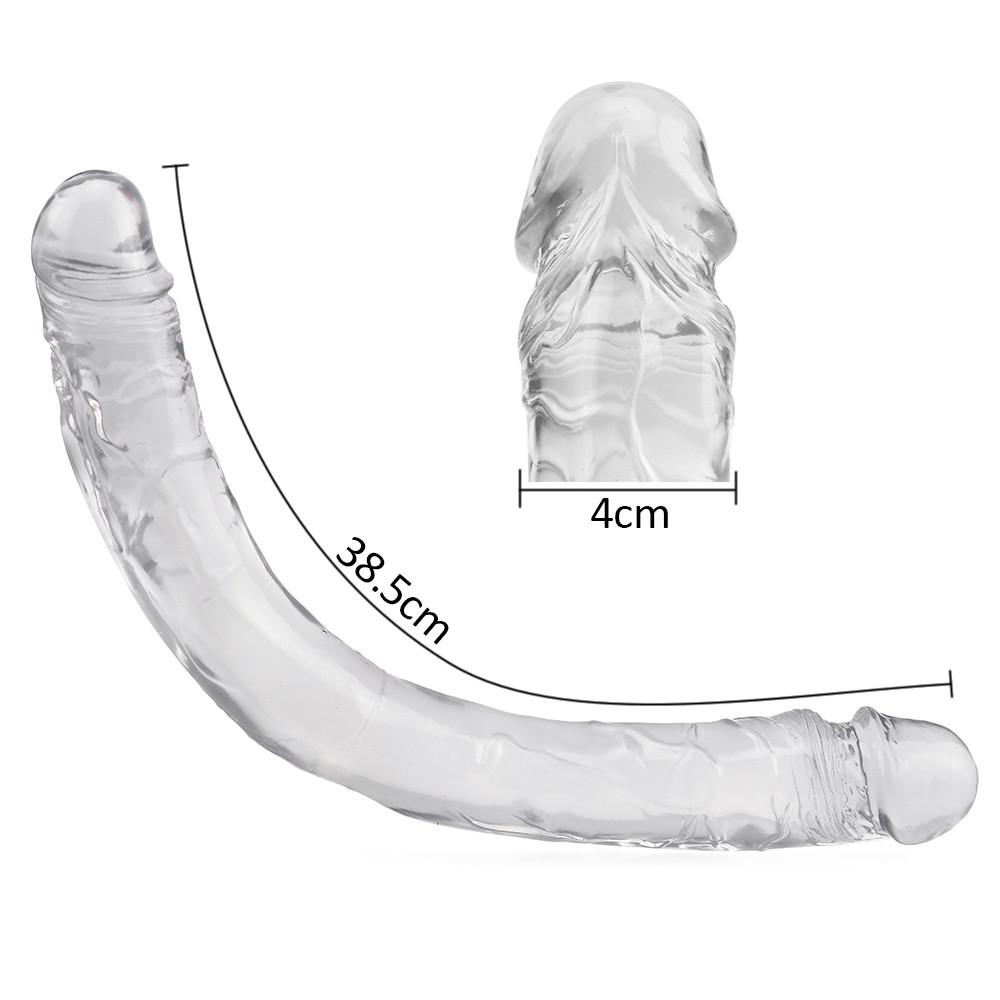 Фаллоимитатор с двойной головкой RUNYU, реалистичные фаллоимитаторы, член, вагинальная анальная пробка, гибкий пенис для женщин, фаллоимитаторы, секс-игрушки