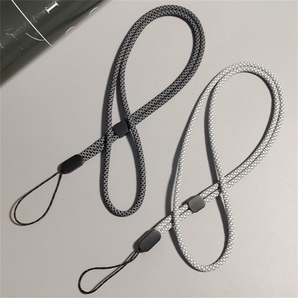 Fluorescent Cell Phone Strap Adjustable Mobile Phone Chain Long Phone Lanyard  Key Strap