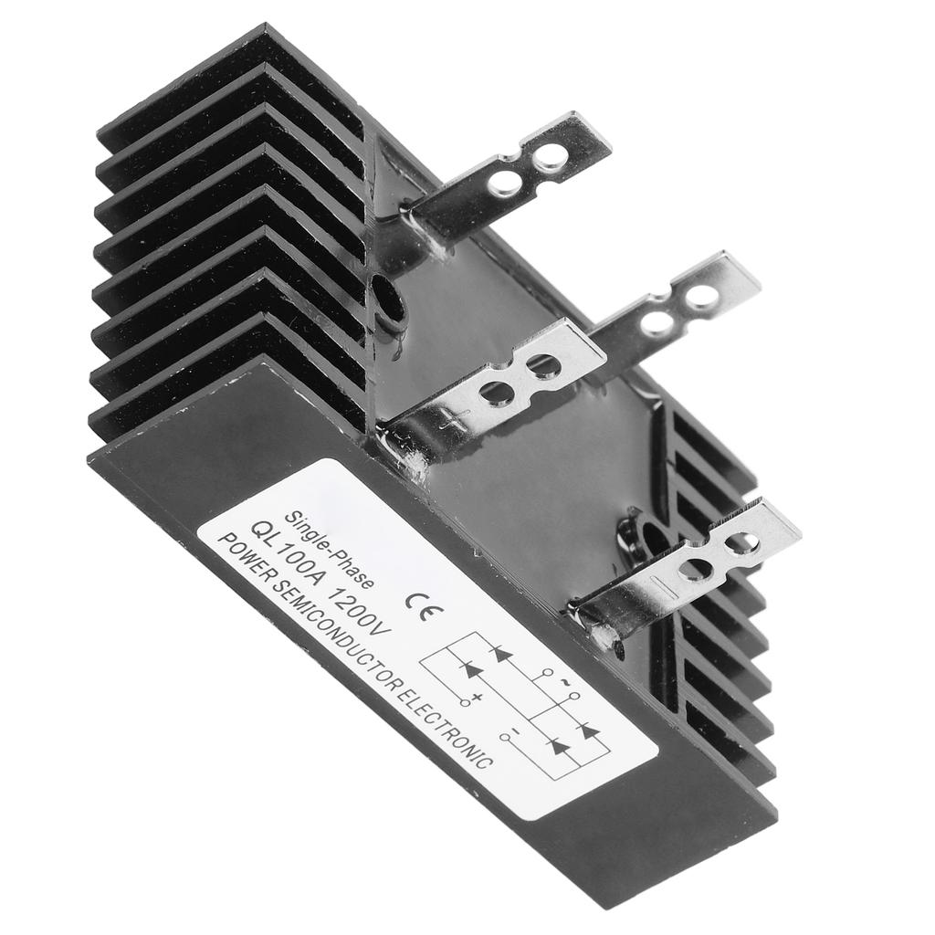 Высокомощный выпрямительный диодный мостовой регулятор напряжения 3-фазный 100A модуль с радиатором