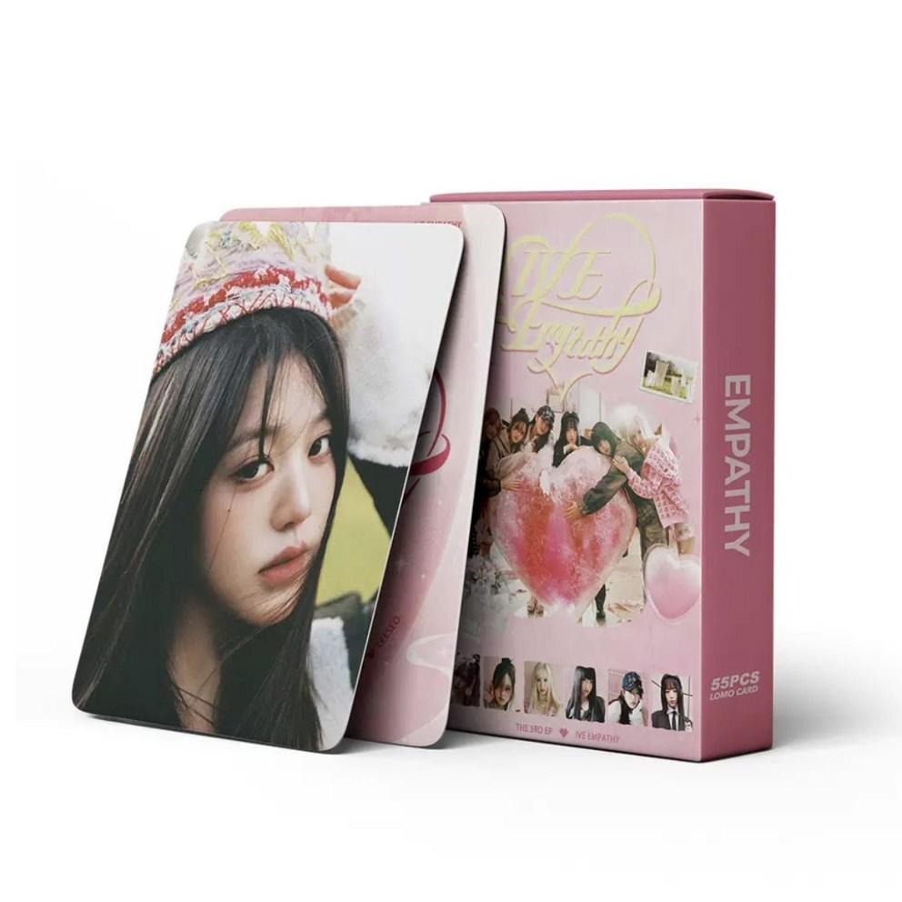 Фотокарточки IVE EMPATHY 2025 (55 листов) и наклейки Domusong (10 листов)