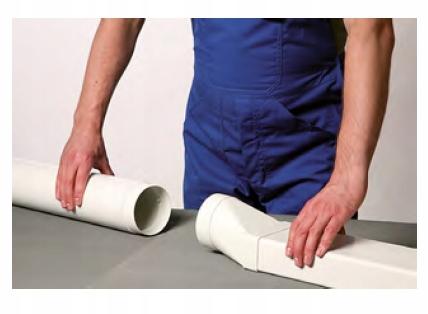 Round Elbow 100 Ventilation 45 St. Vents 491