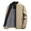 Jacket Jacket Men's Simple Fashion Spring and Autumn Coat Business Casual Versatile Stand-up Collar Jacket Qingzhong Dad Men's Clothing