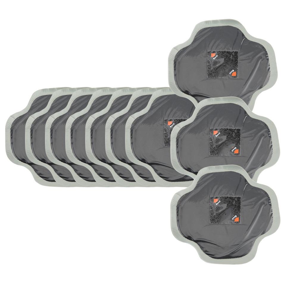 10 шт. 128 мм Автомобильная шина из натурального каучука Ремонт прокола шины Холодная заплата Бескамерные заплаты