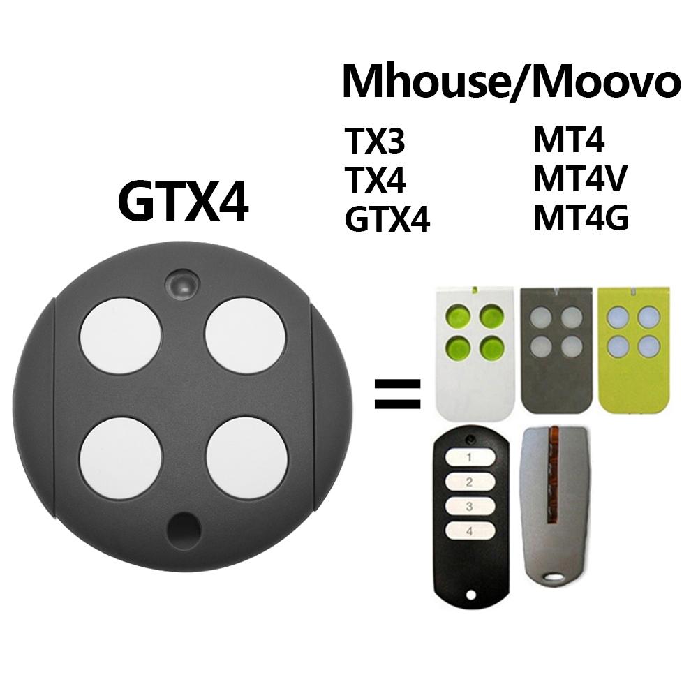 1/5 шт. Пульт дистанционного управления для гаражных ворот MHOUSE GTX4 Для MHOUSE GTX4 TX3 TX4 GTX4C MOOVO MT4 MT4V MT4G 433,92 МГц