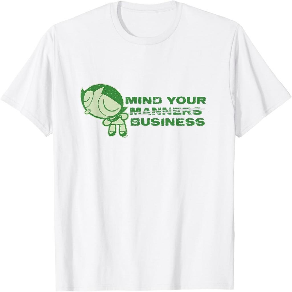 The Powerpuff Girls Buttercup Mind Your Business Distressed T-Shirt