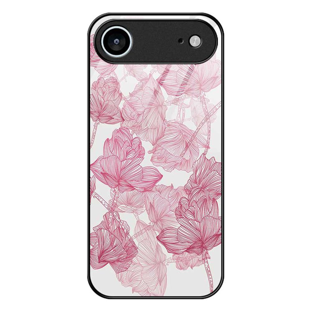 Для iPhone 17 Air Чехол ПК ТПУ Закаленное стекло Печать с рисунком Ударопрочная Задняя крышка для телефона