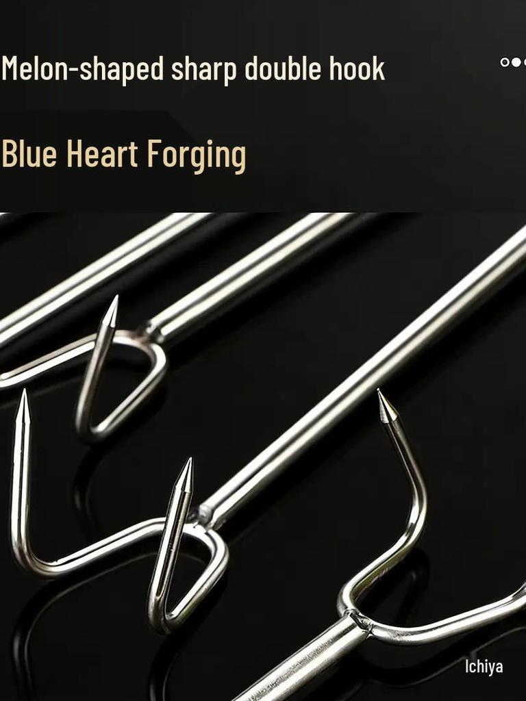 Крюк для тушеного мяса из нержавеющей стали с ручкой как у ножа - термостойкий для кухонного использования