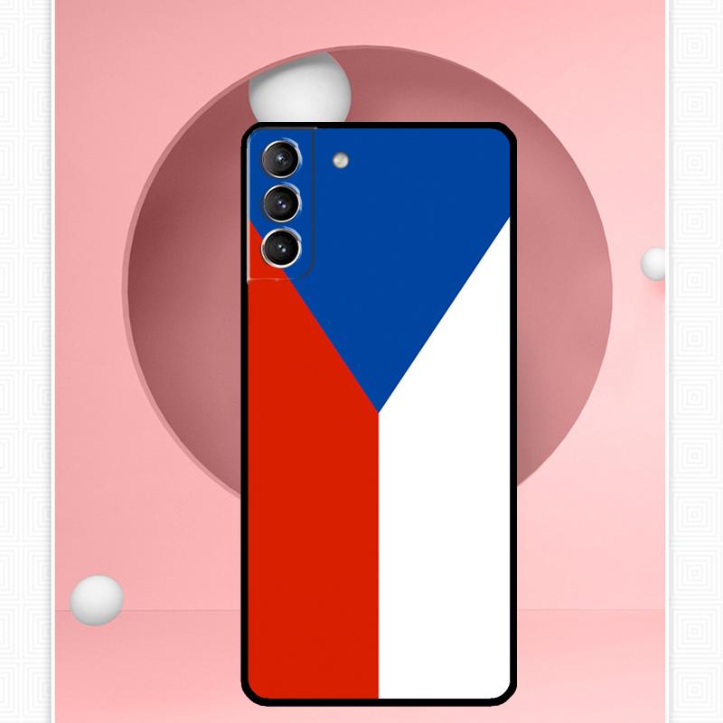 Чехол с чешским флагом для Samsung Galaxy S24 S23 S22 Ultra Note 10 Plus Note 20 S9 S10 S20 S21 FE, задняя крышка