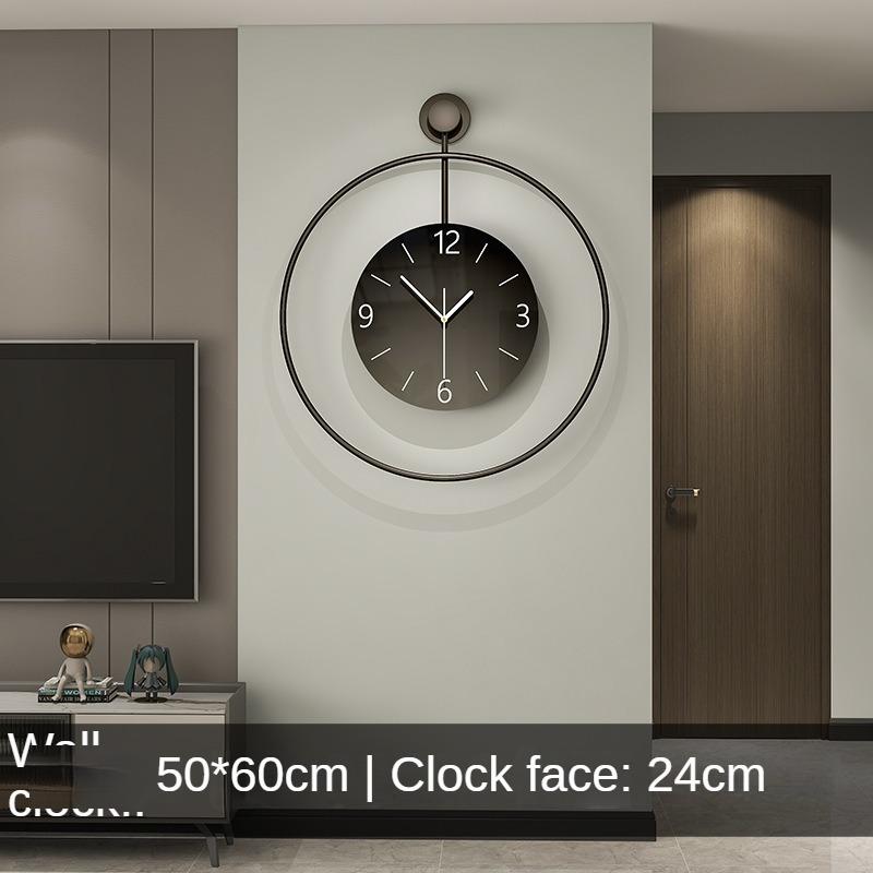 Персонализированные креативные настенные часы для гостиной, фон для входа, декоративные настенные часы для дома, современные минималистские художественные часы