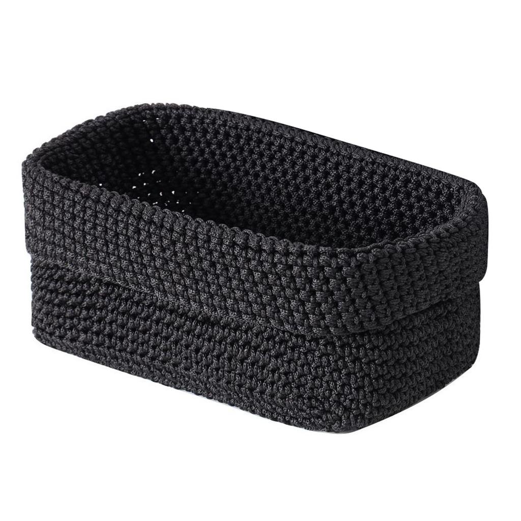 Woven Storage Basket Decorative Organizer Bins Box for Towel Book Cloth Shoes Snack Diaper Towel Gift Baskets Empty