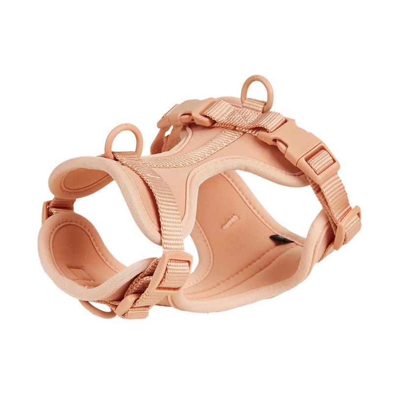 Широкий светоотражающий поводок для собак с защитой от укусов и побегов, с ПВХ поводком и ошейником