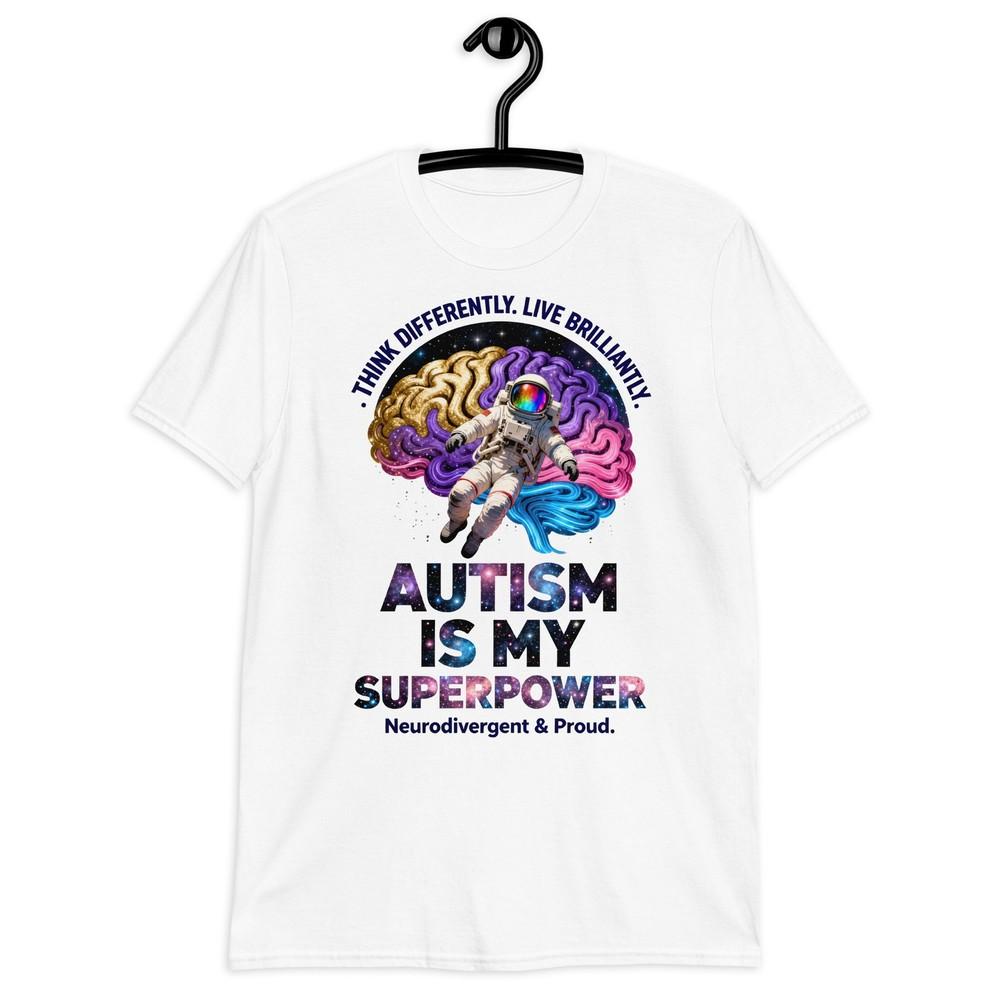 Autism Awareness TShirt  Autism Is My Superpower Neurodivergent Tee