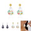 Aclylic Ghost Pendant Earrings With Cartoon Design For Fashion Women