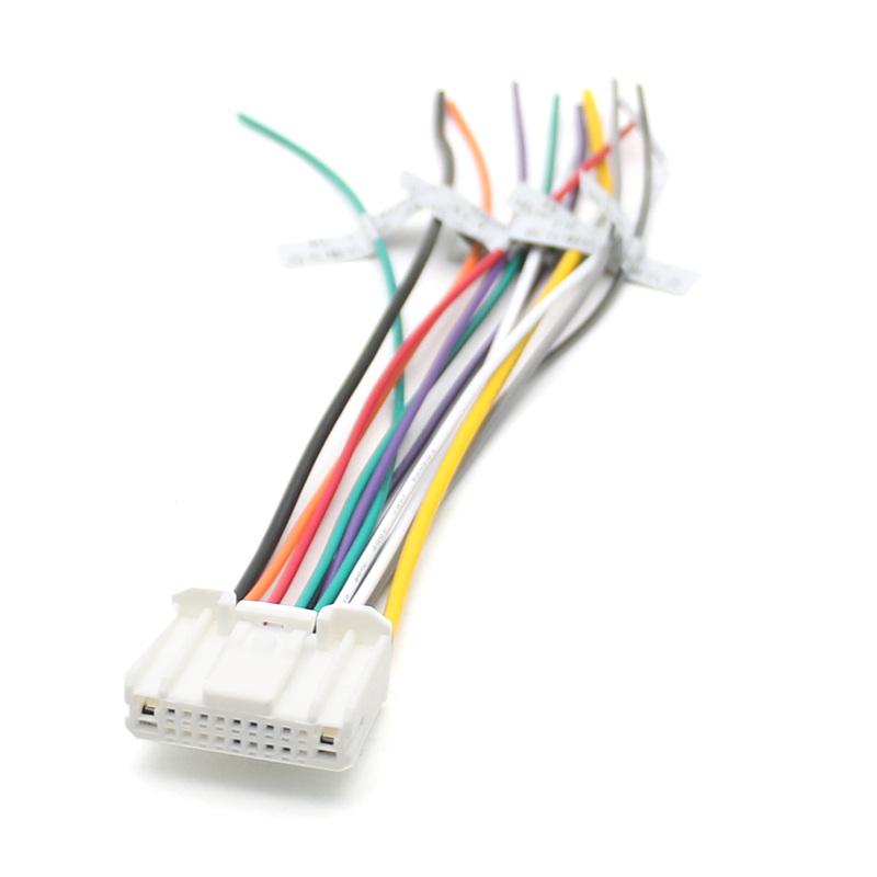 Car 20 Pin ISO Stereo AUDIO Wiring Harness Cable Adapter Plug Connector for Nissan Qashqai Livina Tiida CD Player Factory Radio