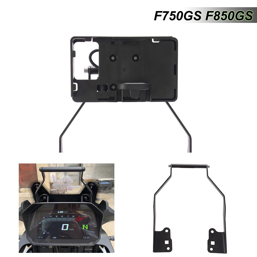 Motorcycle GPS Navigation Bracket Front Bar Stand Mobile Phone GPS Holder Charging Bracket Fit for