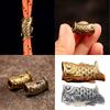Antique Koi Brass Paracord Connector For Key Rings Backpacks And Multi Purpose Utility Decor