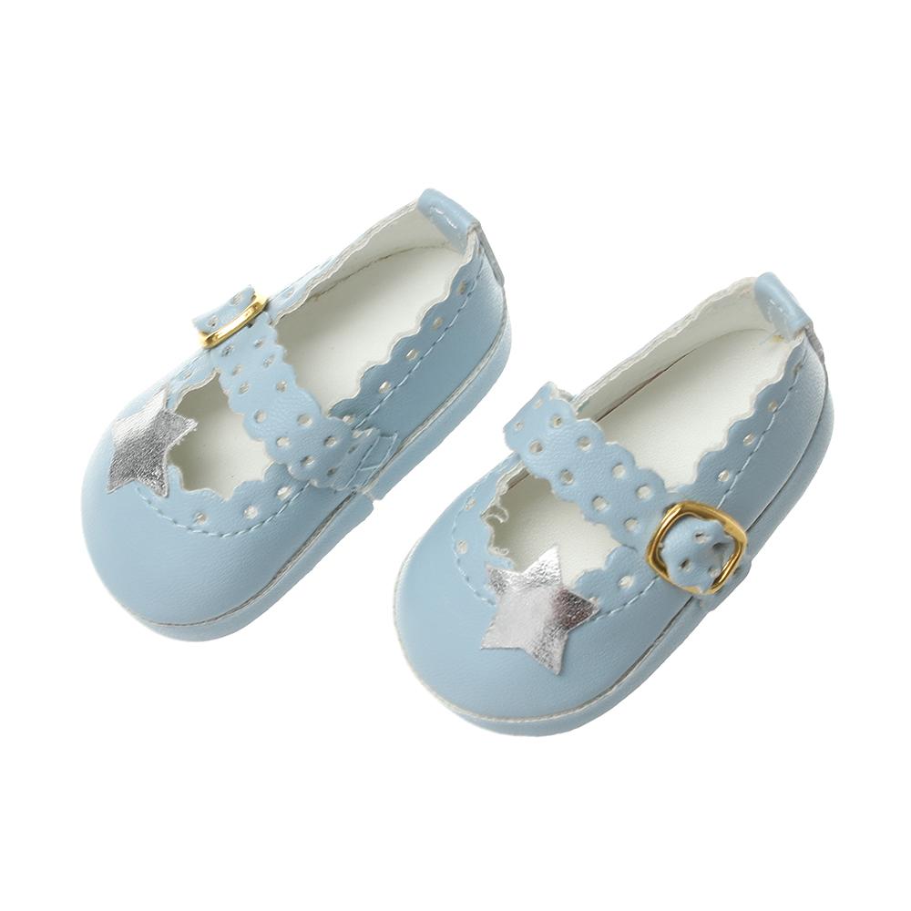 Birthday Gifts Toys Doll Accessories Doll Shoes PU Leather Shoes Pentagram Toy Shoes 16 Inch Doll