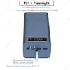 Двойной USB 21*18650 Power Bank Корпус Батарейный Отсек Поддержка Быстрой и Беспроводной Зарядки DIY Корпус Кейс 18650 Хранение Батарей Кейс Держатель