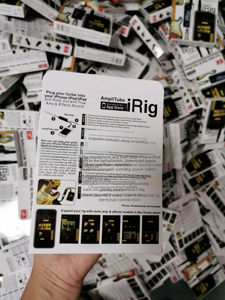 iRig Guitar Sound Effector - Apple-Compatible Audio Interface for iPhone/iPad