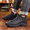 2024 Winter New Men's Cotton Shoes Outdoor Thick Warm Snow Boot Casual Non Slip Soft Soled Shoe Comfortable Male Boots