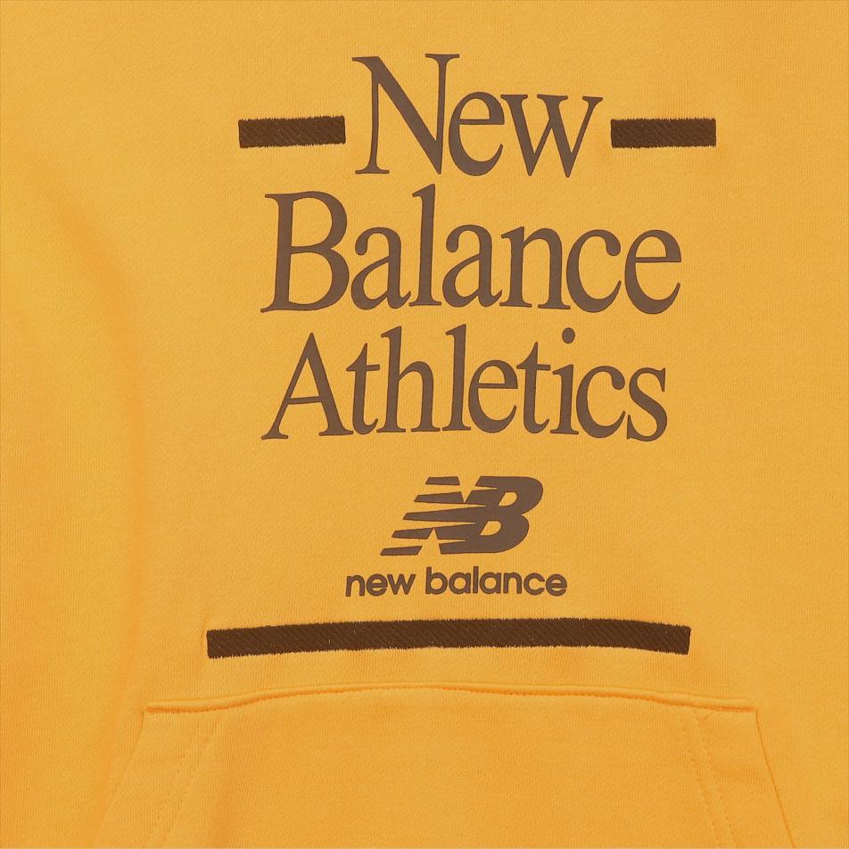 New Balance Толстовка мужская желтая NC933041-MUS