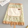 Flower Half-length Apron Canvas Cooking Half-waist Apron Fashion Work Clothes  Cooking