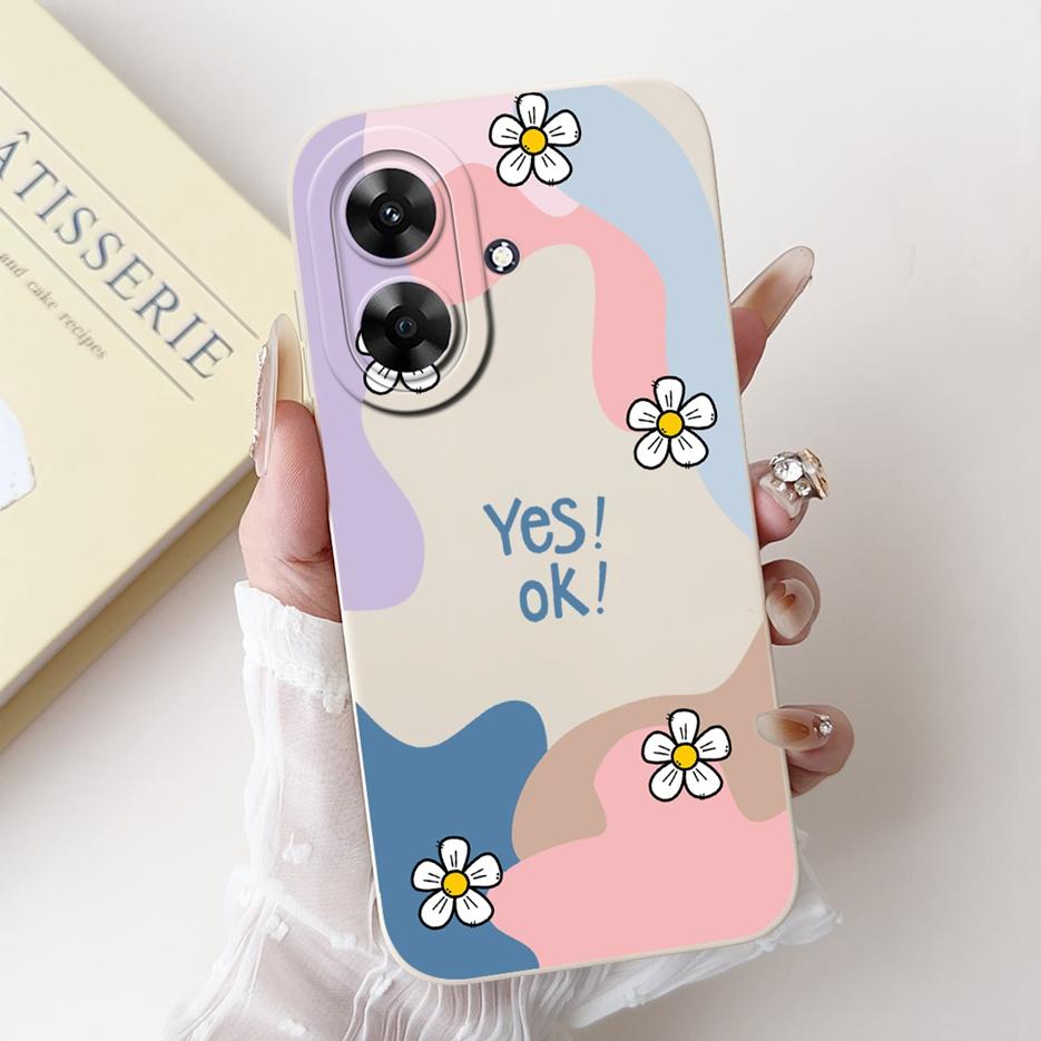 Чехол для Realme Note 60 Роскошный Чехол с Художественной Росписью Ударопрочный Мягкий Силиконовый Чехол для Телефона Для Realme Note 50 Note50 Note60 Задняя Крышка