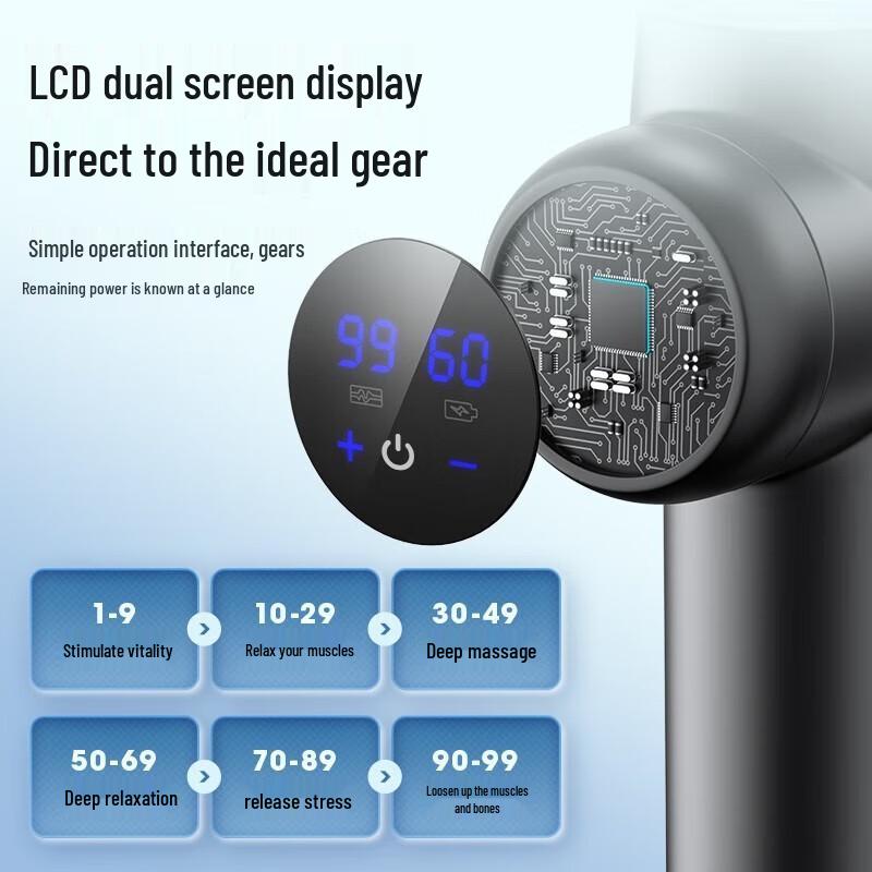 KONKA 8808 Mini Electric Fascia Muscle Massage Gun