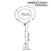 SHIXIN Hiphop Punk Jesus Cross Pendant Necklace for Men Simple Inlay Acrylic Crystal Y Shape Clavicle Chain Party Jewelry Gifts