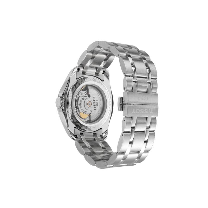 Tissot Kutu Collection Автоматические Механические Часы Мужские Часы 39мм Белый Циферблат Корпус из Нержавеющей Стали T035.428.11.031.00