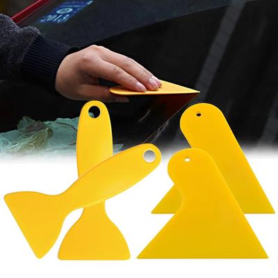 Удобный автомобильный пластиковый скребок, средство для чистки автомобиля, очиститель окон, лопата для снега, стеклоочиститель, нож для удаления клея