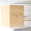 Parakeet Nesting Box Bird Nest Breeding Box With Perch Wooden Bird Cages House For Cockatiel Budgie Lovebirds Finch Canary