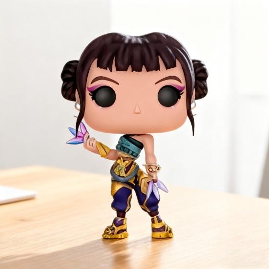 Girl Troupe Figurine Resin Cartoon Singer Ornament Korean Pop Music Idol Decoration Collectible Gift