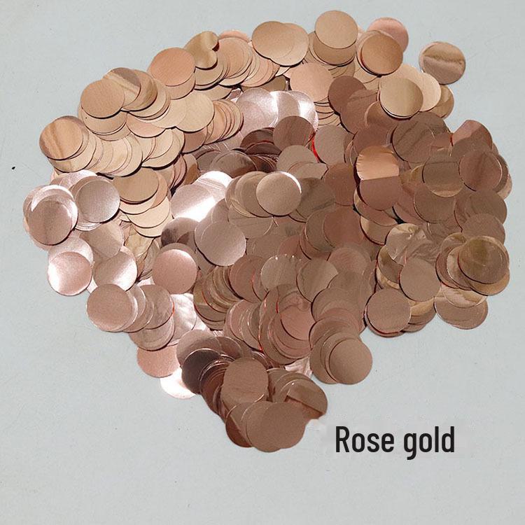 Heart-Shaped Transparent Latex Balloon with Star Sequin Confetti