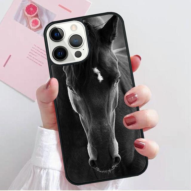 Лошадь Животное Бег крутой Чехол-ракушка Для iPhone 17 Air 15 16 14 13 12 Pro Max 11 Pro Max Plus Чехол для телефона