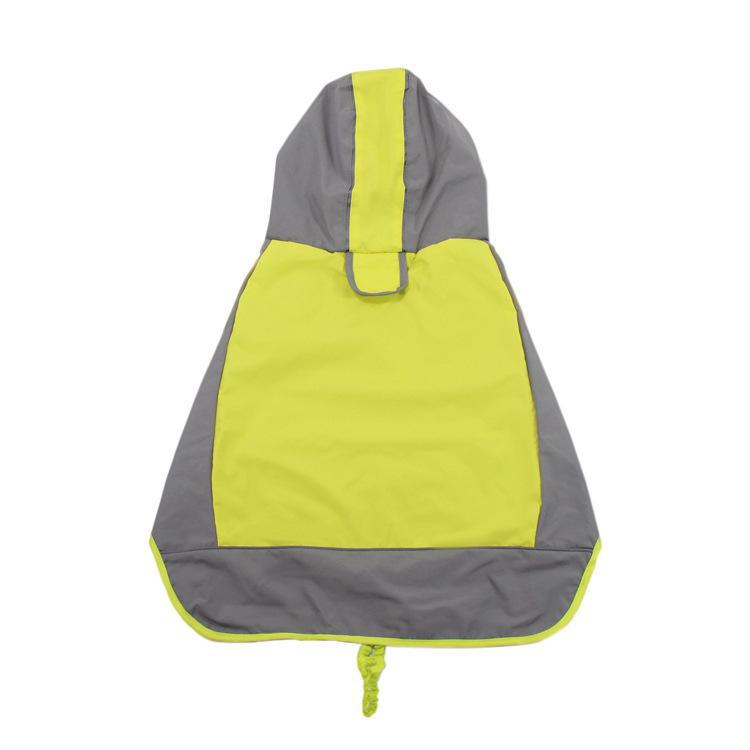 Светоотражающий водонепроницаемый дождевик для больших собак - для улицы, цветная куртка для домашних животных