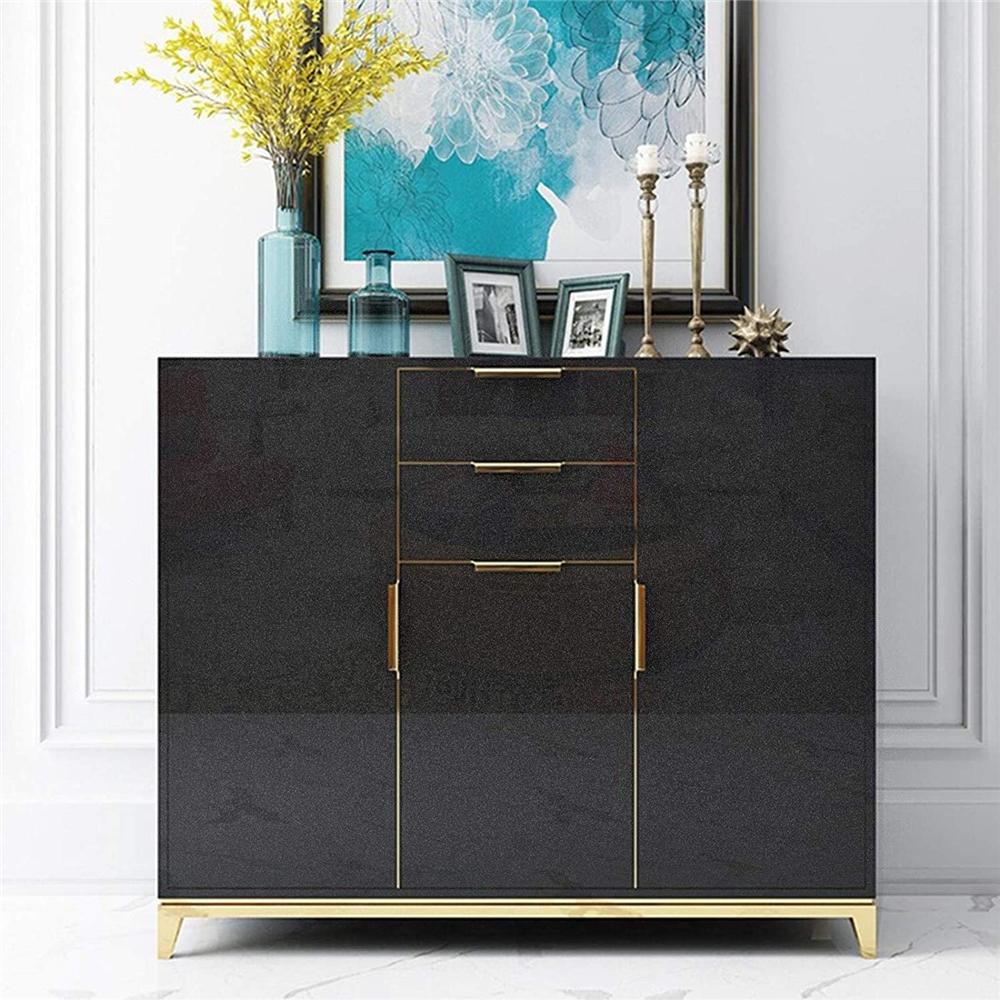 Водонепроницаемые обои из ПВХ с перламутровой пленкой для комнаты, самоклеящиеся, белые/черные, для шкафа, кухни, глянцевые, наклейки на мебель, на стену