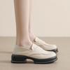 Мокасины на платформе женские осенне-зимние новые туфли с круглым носком в британском стиле, кожаные туфли с одной педалью в стиле ретро jk в стиле колледжа, одиночные туфли женские
